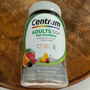 Centrum Supplement Adults 50+ Multigummies 90 Ct Multivitamin Multimineral Chew